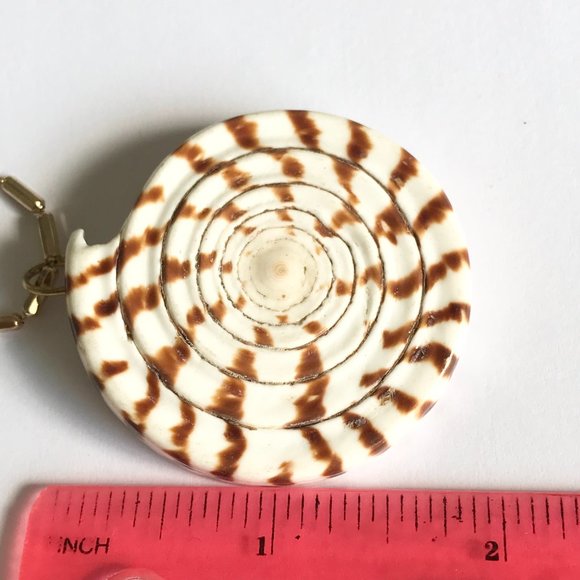 Natural Shell Shiva Nautilus Pendant Necklace Choker Mermaid Gold Plated 15-17" - Picture 8 of 8